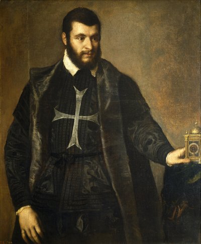 Knight of Malta with Watch by Tiziano Vecelli